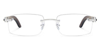 Cartier CT0052O C Décor Aviator Optical - Silver/Brown