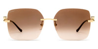 Cartier CT0359S Trinity/Panthère Sunglasses - Gold 002