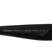 Chanel Round Sunglasses — Black 5469-B
