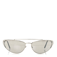 Prada Cat-Eye Sunglasses — Silver SPR 62V