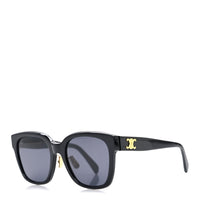 Celine Square Sunglasses — Black