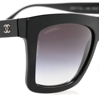Chanel Oversized Square Sunglasses — Black