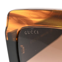 Gucci Square Sunglasses — Havana GG0178S