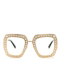 Gucci Square Sunglasses — Crystal GG0115S