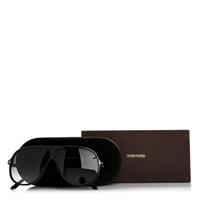 Tom Ford Square Sunglasses — Black TF998