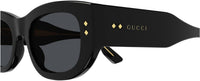 Gucci GG1215S Narrow Rectangular Acetate Sunglasses - Side