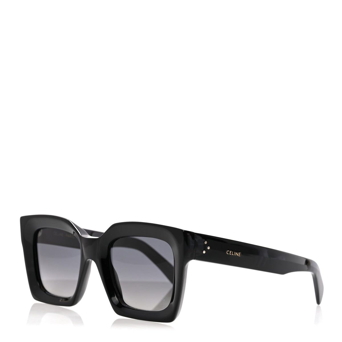 Celine Square Sunglasses — Black