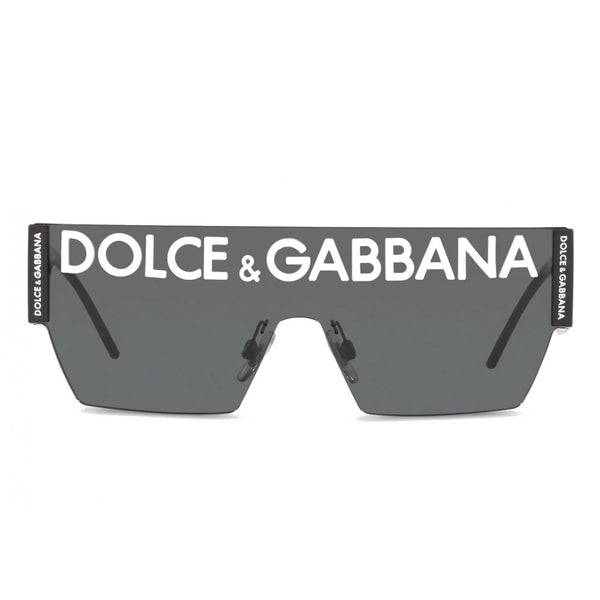 Dolce & Gabbana DG6182 mask sunglasses black - front view