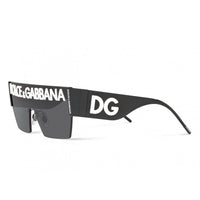 Dolce & Gabbana DG6182 mask sunglasses black - side angle