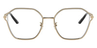 Versace VE1299D semi-rimless pilot optical - three-quarter view