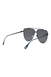 Fendi Baguette rectangular metal eyeglasses - detail