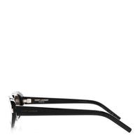 Saint Laurent Oval Sunglasses — Black SL 567