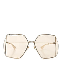 Gucci Oversized Sunglasses — Ivory GG0817S