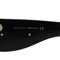 Gucci Oversized Aviator Sunglasses — Black GG0152S