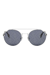 Fendi Fendirama/Sky round metal sunglasses - front