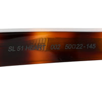 Saint Laurent Square Sunglasses — Havana SL51