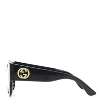 Gucci Square Sunglasses — Black
