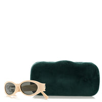 Gucci Oval Sunglasses — Ivory GG1660S