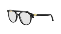 Dior Petit CDO R1I 1000 black oval eyeglasses front