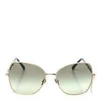 Chanel 4274 Round Metal Sunglasses - angle view