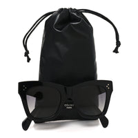 Celine Square Sunglasses — Black