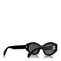 Celine Oval Sunglasses — Black