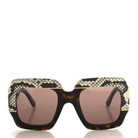 Gucci Square Sunglasses — Havana GG0484S