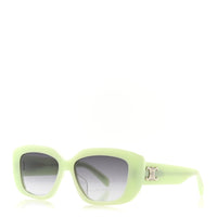 Celine Square Sunglasses — Green