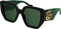 Gucci GG0956S Running Logo Geometric Rectangular Sunglasses - Detail