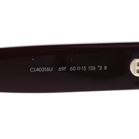 Celine Square Sunglasses — Black