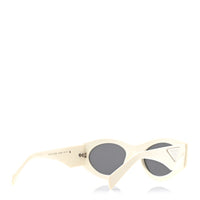 Prada Oval Sunglasses — White SPR 20Z