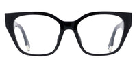 Fendi FE50001I Geometric Eyeglasses - Black front view