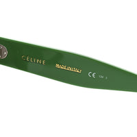 Celine Square Sunglasses — Green