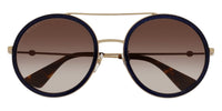 Gucci GG0061S Bee Round Metal Sunglasses - Color 005