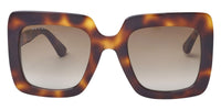 Gucci GG0328S Interlocking G Oversized Square Sunglasses - Havana Front