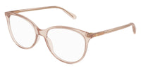 Gucci GG0550O Interlocking G Rounded Square Optical - Nude Angle
