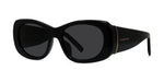 Givenchy Bold Pinch shield sunglasses black