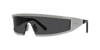Givenchy Square oversized sunglasses silver shield