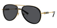 Versace VE2260 Medusa round metal sunglasses - side profile temple