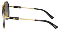 Versace VE2260 Medusa round metal sunglasses - three-quarter view