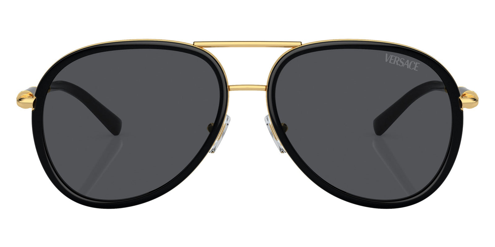 Versace Medusa Round Metal Sunglasses