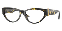 Versace VE3366F cat-eye acetate havana optical - side profile temple
