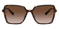 Versace VE4396 Cat-Eye Acetate Havana Sunglasses - front view
